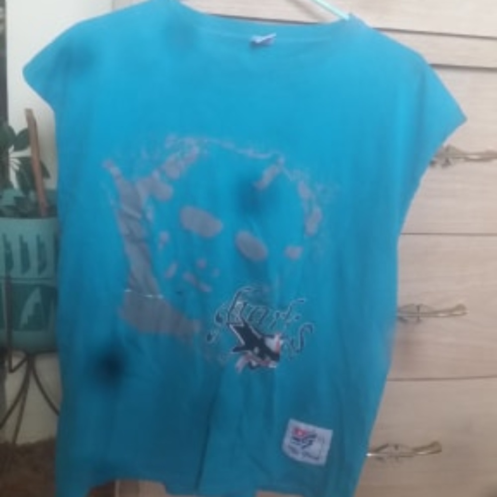 Grunge ''Sharks'' Muscle Shirt